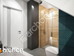 Проект будинку ARCHON+ Будинок в брусниці (Н) візуалізація ванни (візуалізація 3 від 3)