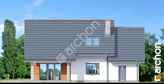 Дворовий фасад Будинок в малинівці 3