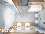 Проект будинку ARCHON+ Будинок в малинівці 3 візуалізація ванни (візуалізація 3 від 4)