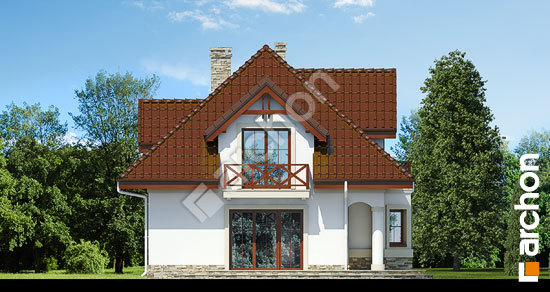 Бочний фасад Будинок в майорані вер.2