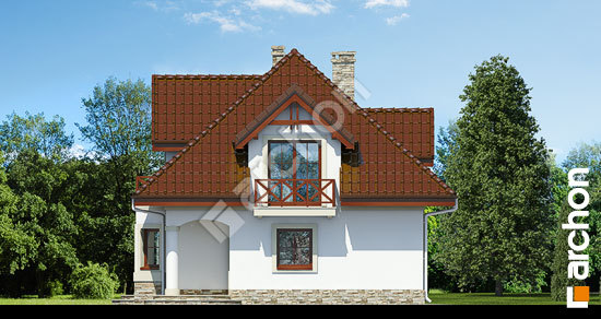 Боковой фасад Дом в майоране вер.2