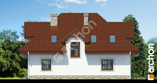 Дворовой фасад Дом в майоране вер.2