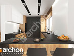 Проект дома ARCHON+ Дом в айдаредах 11 (Г2) визуализация кухни 1 вид 1