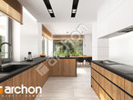 Проект дома ARCHON+ Дом в айдаредах 11 (Г2) визуализация кухни 1 вид 2