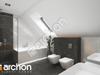 Проект дома ARCHON+ Дом в айдаредах 11 (Г2) визуализация ванной (визуализация 3 вид 2)