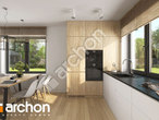 Проект дома ARCHON+ Дом в хлорофитуме 5 вер.2  визуализация кухни 1 вид 3