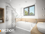 Проект дома ARCHON+ Дом в хлорофитуме 5 вер.2  визуализация ванной (визуализация 3 вид 1)