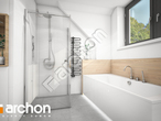 Проект дома ARCHON+ Дом в хлорофитуме 5 вер.2  визуализация ванной (визуализация 3 вид 3)