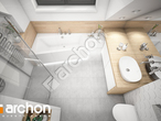 Проект дома ARCHON+ Дом в хлорофитуме 5 вер.2  визуализация ванной (визуализация 3 вид 4)