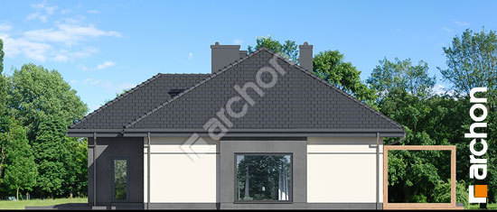 Боковой фасад Дом под красной рябиной 23 (Г)