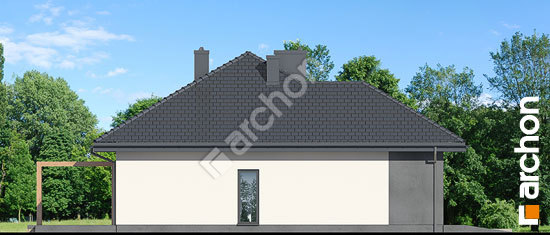 Боковой фасад Дом под красной рябиной 23 (Г)