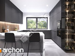 Проект дома ARCHON+ Дом под красной рябиной 23 (Г) визуализация кухни 1 вид 2