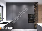Проект дома ARCHON+ Дом под красной рябиной 23 (Г) визуализация кухни 1 вид 3