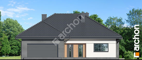 Передний фасад Дом под красной рябиной 23 (Г)