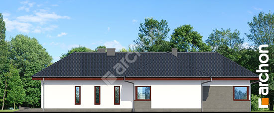 Боковой фасад Дом в кливиях 3 (Г2)