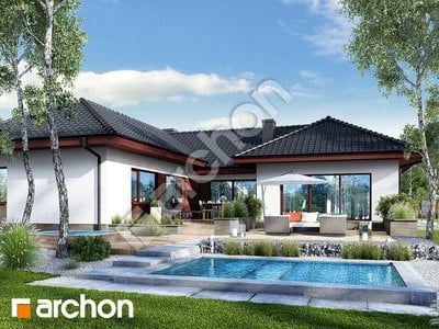 Проект дома ARCHON+ Дом в кливиях 3 (Г2) Вид 2
