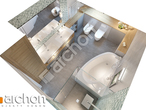 Проект дома ARCHON+ Дом в сливах 2 (Г2) визуализация ванной (визуализация 3 вид 4)