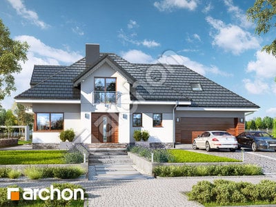 Проект дома ARCHON+ Дом в сливах 2 (Г2) 