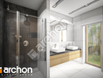 Проект дома ARCHON+ Дом под красной рябиной 17 (НТ) визуализация ванной (визуализация 3 вид 1)
