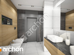 Проект дома ARCHON+ Дом под красной рябиной 17 (НТ) визуализация ванной (визуализация 3 вид 3)