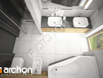 Проект дома ARCHON+ Дом под красной рябиной 17 (НТ) визуализация ванной (визуализация 3 вид 4)