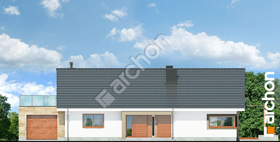 Передний фасад Дом под красной рябиной 17 (НТ)