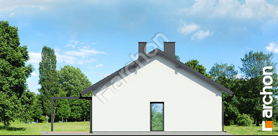 Боковой фасад Дом в хебе 3 (Г)