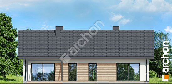 Дворовой фасад Дом в хебе 3 (Г)