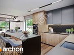 Проект будинку ARCHON+ Будинок в хебе 3 (Г) візуалізація кухні 1 від 2