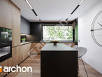 Проект дома ARCHON+ Дом в хебе 3 (Г) визуализация кухни 1 вид 1