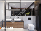Проект будинку ARCHON+ Будинок в хебе 3 (Г) візуалізація ванни (візуалізація 3 від 1)