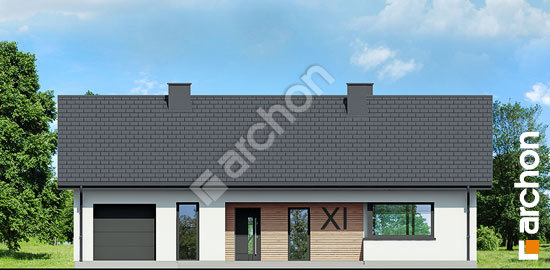 Передній фасад Будинок в хебе 3 (Г)