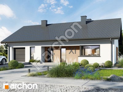 Проект дома ARCHON+ Дом в хебе 3 (Г)
