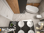 Проект дома ARCHON+ Дом в яблонках 6 (Т) визуализация ванной (визуализация 3 вид 4)