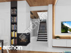 Проект будинку ARCHON+ Будинок в кортланді 2 (Г2) денна зона (візуалізація 1 від 3)