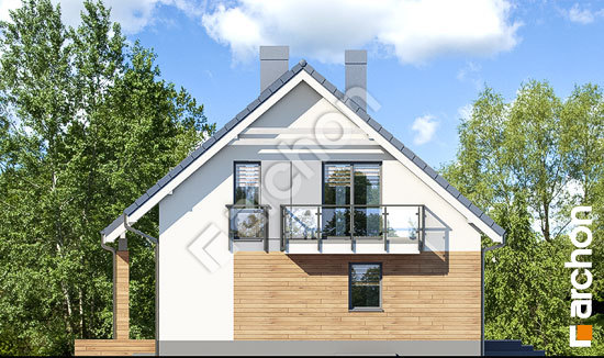 Боковой фасад Дом в яблонках 4 (П)