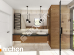 Проект дома ARCHON+ Дом в яблонках 4 (П) визуализация ванной (визуализация 3 вид 3)