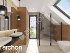 Проект дома ARCHON+ Дом в яблонках 4 (П) визуализация ванной (визуализация 3 вид 4)