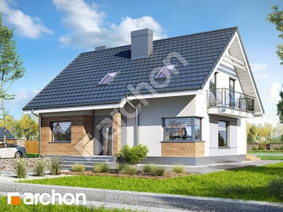 Проект дома ARCHON+ Дом в яблонках 4 (П) 