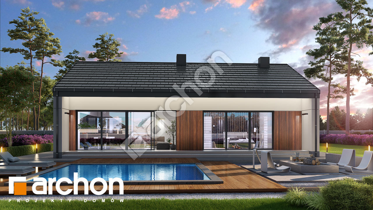 Проект дома ARCHON+ Дом в наранхиле додаткова візуалізація