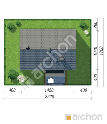 Проект дома ARCHON+ Дом в наранхиле Ситуація