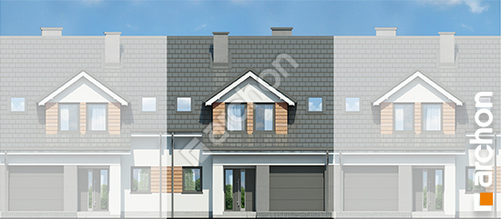 Передній фасад Будинок під агавами 3 (С)