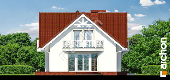 Бочний фасад Будинок в кизилі вер.2