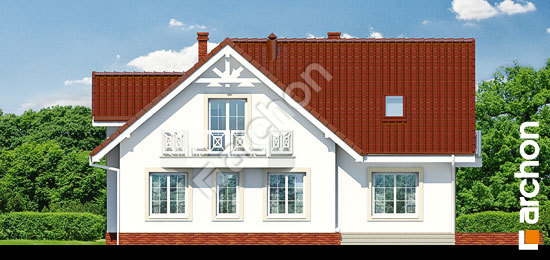 Дворовой фасад Дом в кизиле вер.2