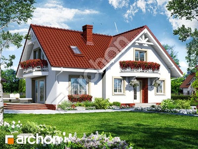 Проект дома ARCHON+ Дом в кизиле вер.2 