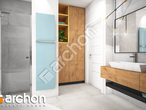 Проект будинку ARCHON+ Будинок в хлорофітумі 3 (Г) візуалізація ванни (візуалізація 3 від 3)