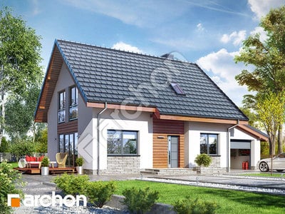 Проєкт будинку ARCHON+ Будинок в хлорофітумі 3 (Г) 