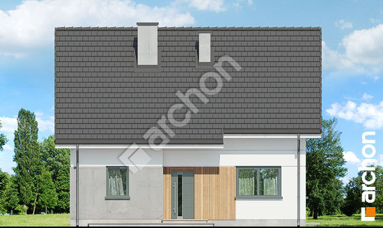 Передній фасад Будинок в хлорофітумі вер.3