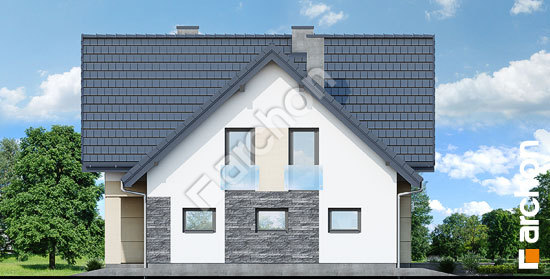 Бочний фасад Будинок в міловонках 2