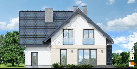 Дворовой фасад Дом в миловонках 2